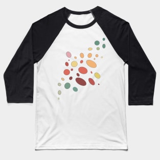 CUTE ABSTRACT AUTUMN COLORS Baseball T-Shirt